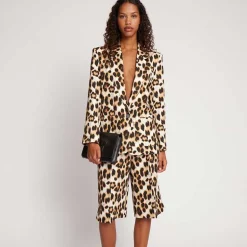 Munthe Ukit Leopard Blazer Mocca