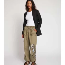 Munthe Unform Parachute Pants Khaki