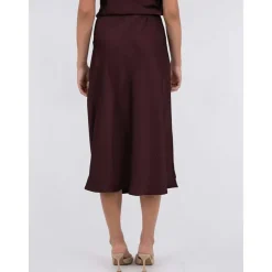 Neo Noir Bovary Skirt Burgundy