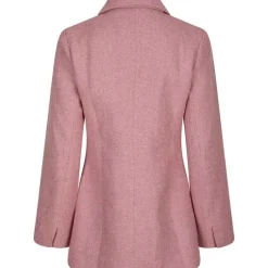 Neo Noir Bowie Herringbone Blazer Light Pink