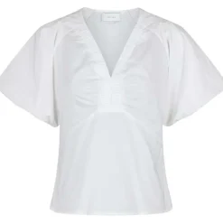 Neo Noir Irina Poplin Blouse White
