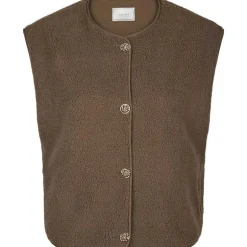 Neo Noir Mariko Teddy Vest Taupe