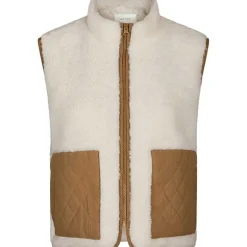 Neo Noir Scout Teddy Waistcoat Off White