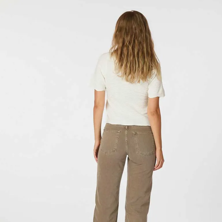 Neo Noir Soko Wave Knit Tee Off White