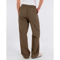 Neo Noir Sonar Linen Pants Army