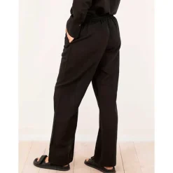 Neo Noir Sonar Linen Pants Sort