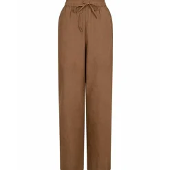Neo Noir Sonar Linen Pants Mørk Sand