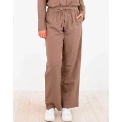 Neo Noir Sonar Linen Pants Mørk Sand