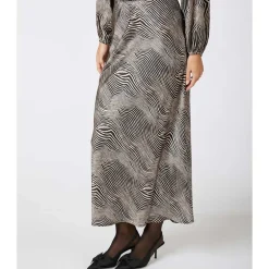 Neo Noir Vicky Floating Wave Skirt Dark Sand