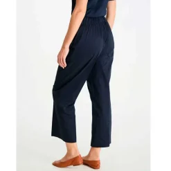 Neo Noir Yana Poplin Pants Navy