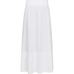 Neo Noir Yara Poplin Skirt White