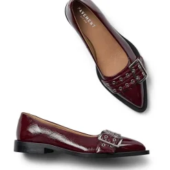 Pavement 23185 Saso Low Loafers Varnish Bordeaux