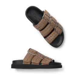 Pavement Joan Suede Sandals Brun