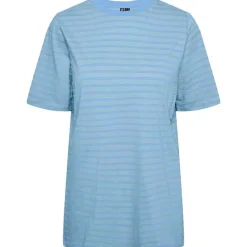 Pieces PCAbby SS Loose Tee BC Lyseblå