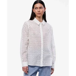 Pieces PCAnnika LS Shirt Hvid