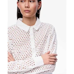 Pieces PCAnnika LS Shirt Hvid