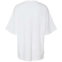 Pieces PCAuna SS Oversize Tee D2D Bright White