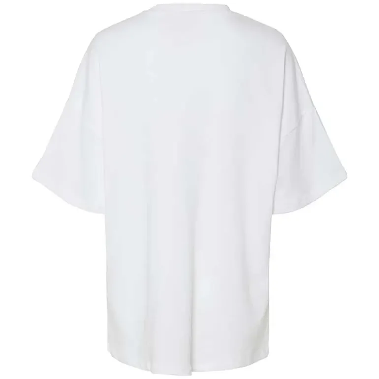 Pieces PCAuna SS Oversize Tee D2D Bright White