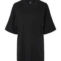 Pieces PCAuna SS Oversize Tee D2D Black