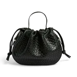 Pieces PCBalloon Large Braided Bag Black