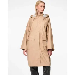 Pieces PCBelis Rain Jacket Safari