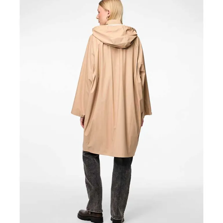 Pieces PCBelis Rain Jacket Safari