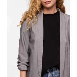 Pieces PCBosella 3/4 Blazer Noos Light Grey Melange