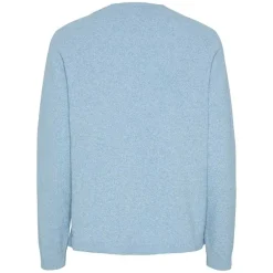 Pieces PCBree LS O-Neck Knit Noos Cashmere Blue Melange