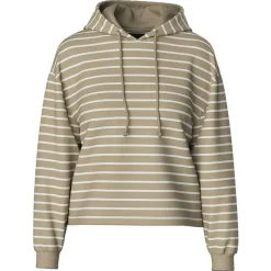 Pieces PcChilli LS Hoodie Stripes Noos BC Crockery Stripes Cloud Dancer