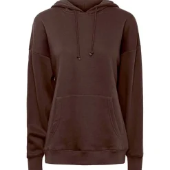 PIECES PCCHILLI LS OVERSIZED HOODIE NOOS BC BRUN