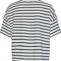 Pieces PCChilli Summer 2/4 SWT Stripe Cloud Dancer