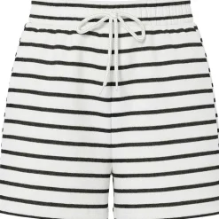 Pieces PCChilli Summer Shorts Stripe Noos Cloud Dancer