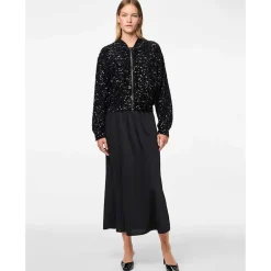 Pieces PCFranan HW Ankel Skirt WVN Noos Black