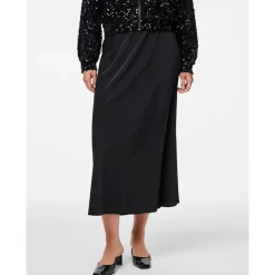 Pieces PCFranan HW Ankel Skirt WVN Noos Black