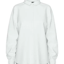 Pieces PCIrena LS Oxford Shirt Noos Bright White