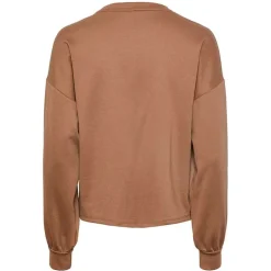 Pieces Pcjacy Ls O-neck Sweat Bc Brun