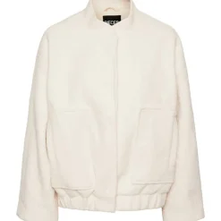 Pieces PCJenny LS Loose Bomber MM Birch