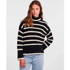 PIECES PCJUNE LS ROLL NECK KNIT SORT