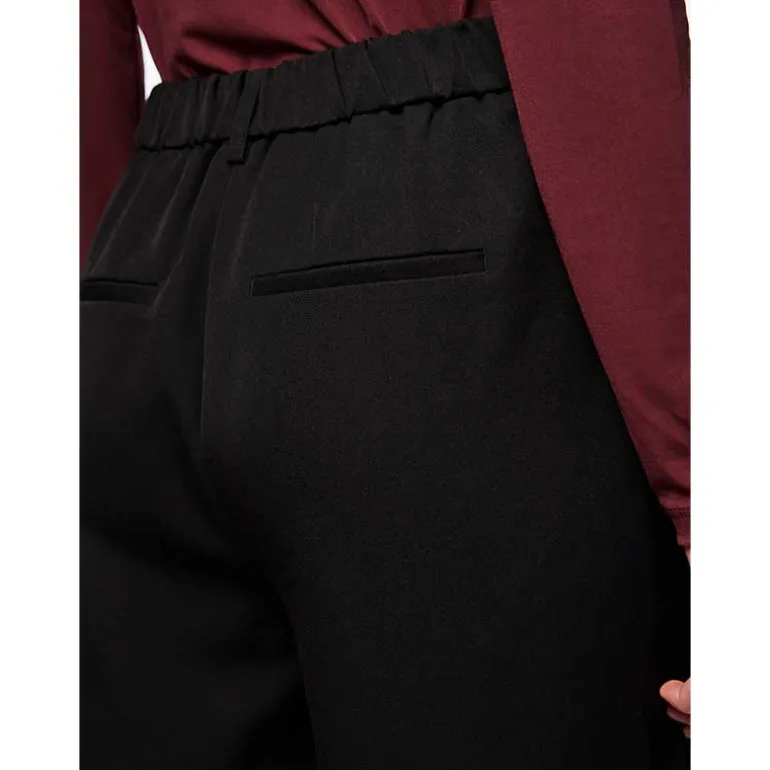 Pieces PCKamil HW Wide Pant Noos Black