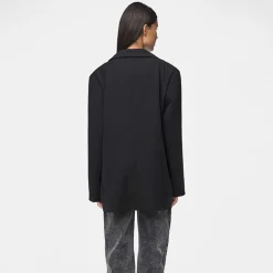 Pieces PCKamil LS Loose Blazer Noos Black