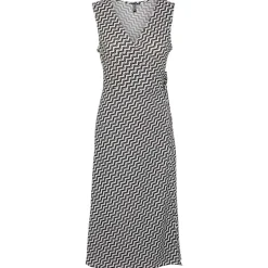 PIECES PCKESH SL WRAP MIDI DRESS BC SORT