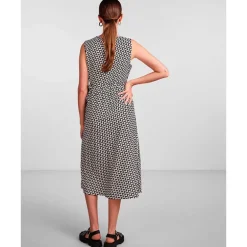 PIECES PCKESH SL WRAP MIDI DRESS BC SORT