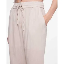Pieces PCMastina HW Wide Pants Lys Sand