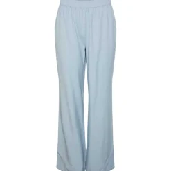 Pieces PCMilano HW Wide Pant D2D PB Lyseblå