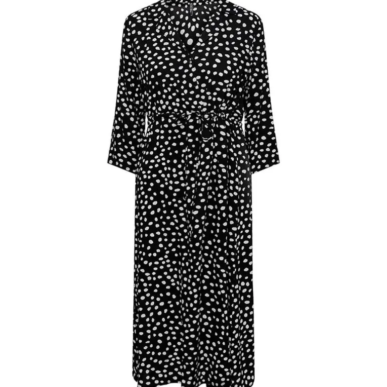 PIECES PCNYA 3/4 MIDI DRESS BC SORT