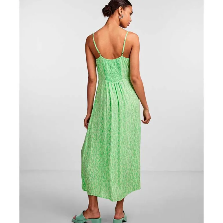 PIECES PCNYA SLIP ANKLE DRESS BF BC GRØN