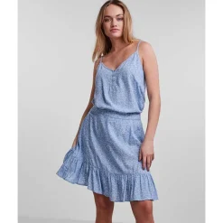 PIECES PCNYA SLIP TOP BF LYSEBLÅ