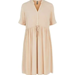 PIECES PCOTENA SS DRESS NOOS BC SAND