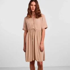 PIECES PCOTENA SS DRESS NOOS BC SAND