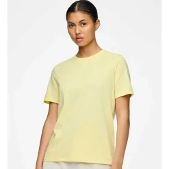 Pieces PCRia SS Solid Tee Noos Pale Banana